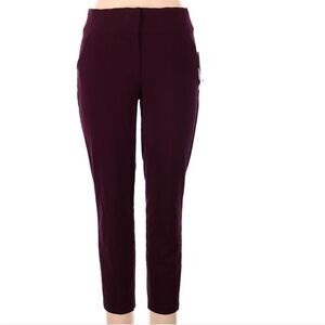🩵Hollywould Burgundy Lightweight Rayon Blend Skinny Ankle Pants Size 7/29